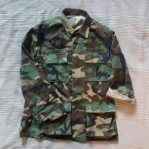 U.S. Marines army jacket in camo, size medium long,